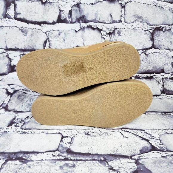 Divided womens furry tan calf straps sude-feel boots - Picture 6 of 6